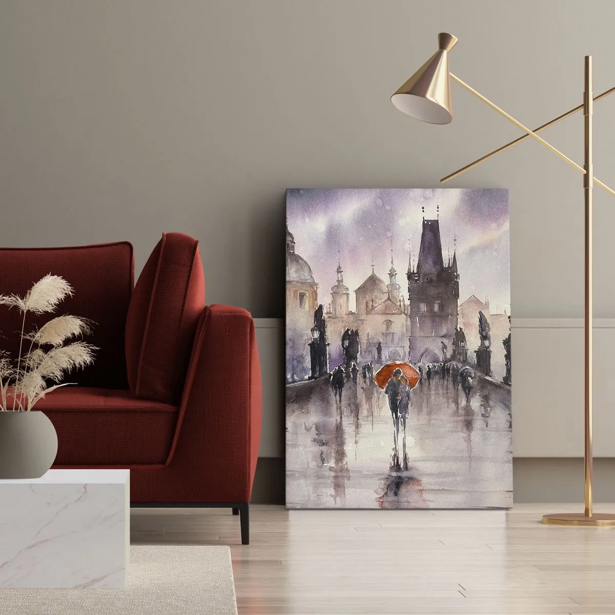 Canvastavla - Bild på duk - Människor förändras inte - 50x70 cm