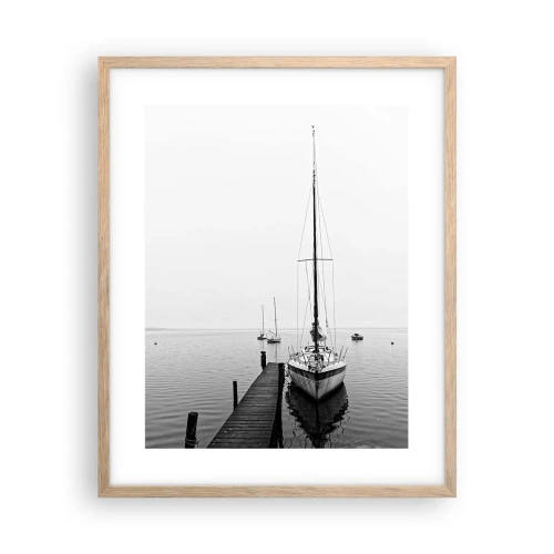 Affisch i ram av ljusek - Redo att ge sig iväg - 40x50 cm