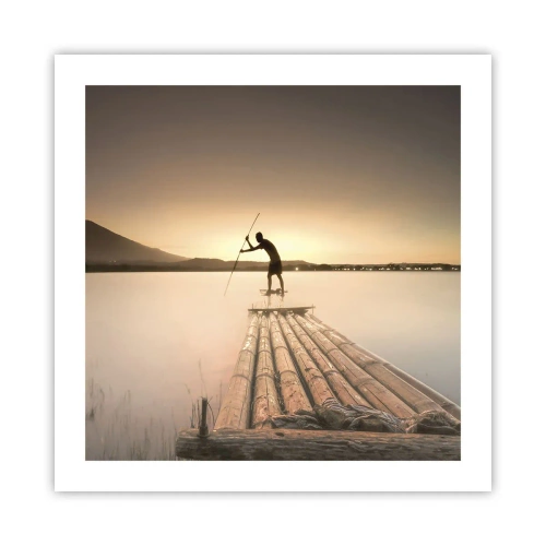 Affisch - Före avkoppling - 50x50 cm