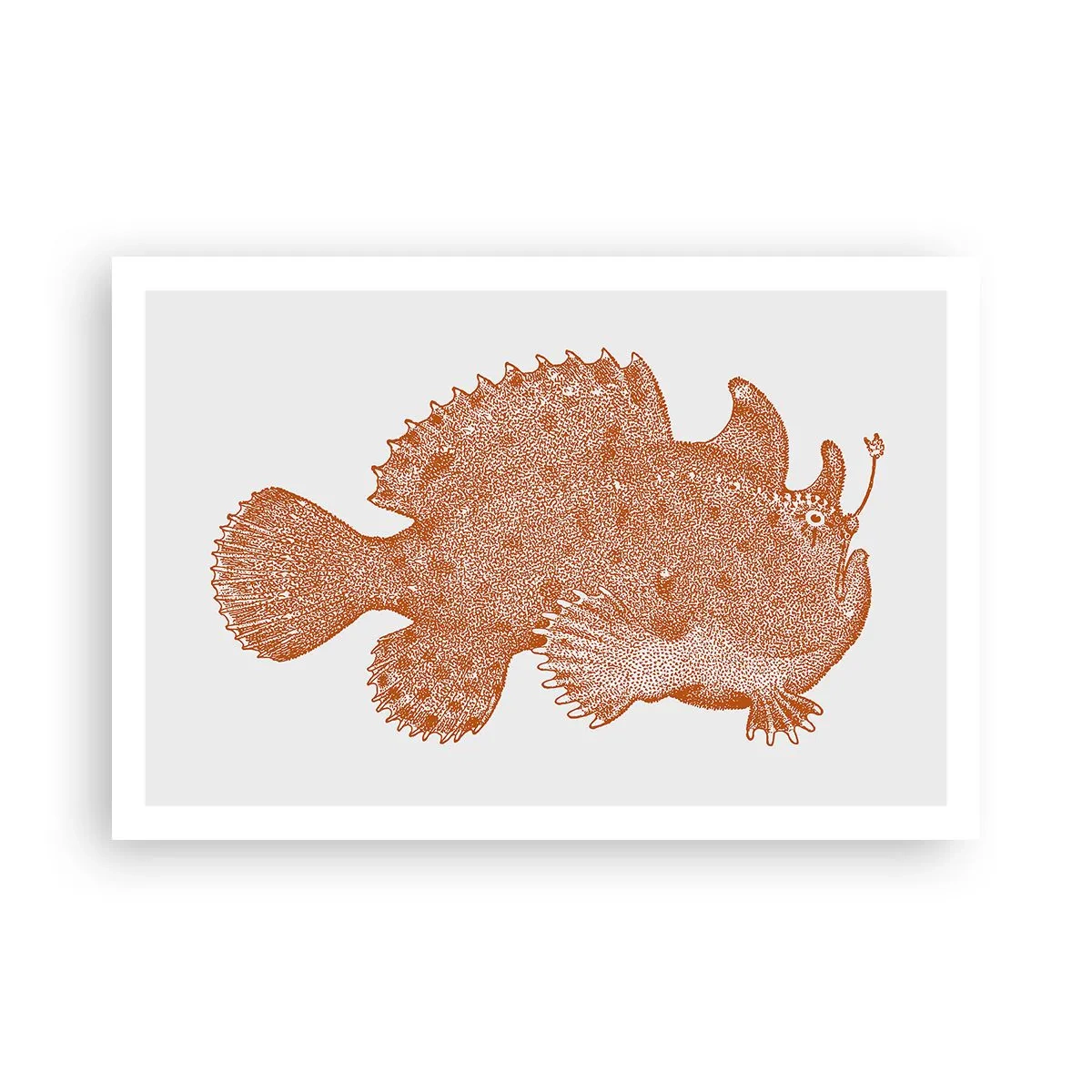 Affisch - Och ändå en fisk - 91x61 cm