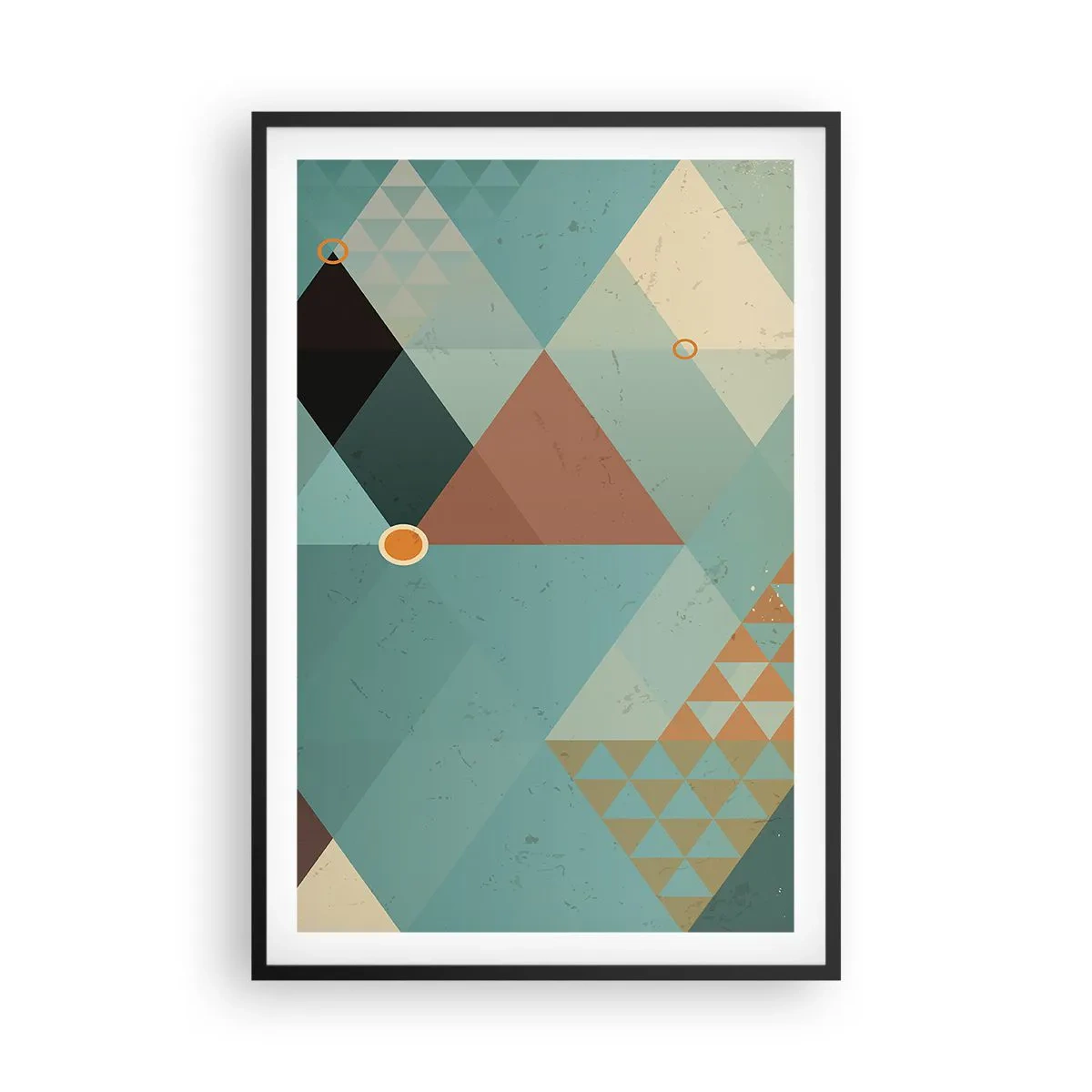 Affisch i svart ram - Mångfaldens enighet, enighetens mångfald - 61x91 cm