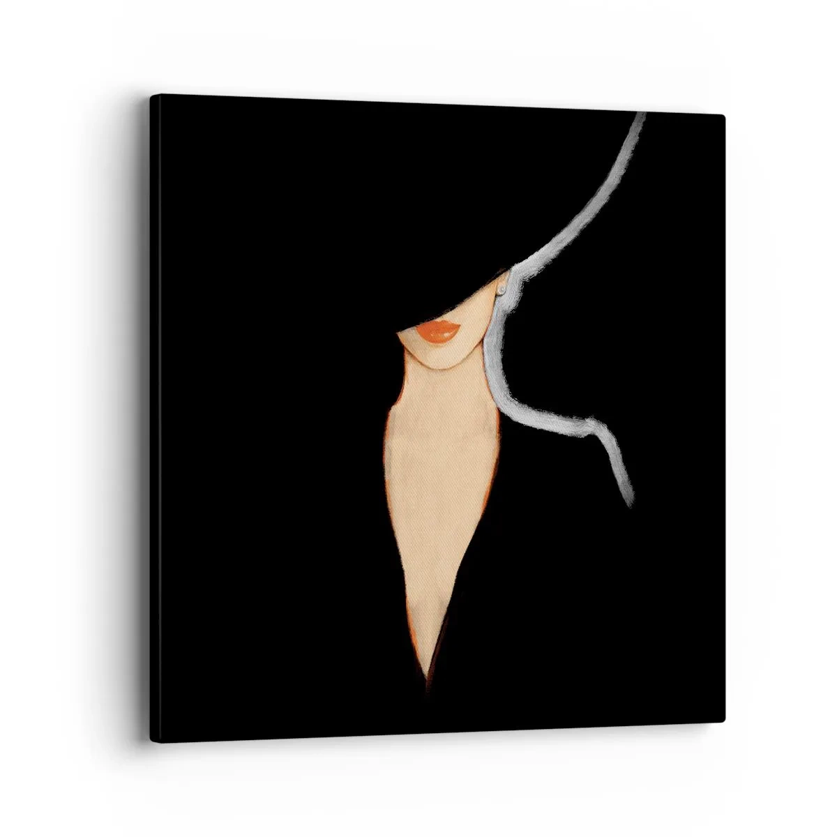 Canvastavla - Bild på duk - Elegans och stil - 40x40 cm