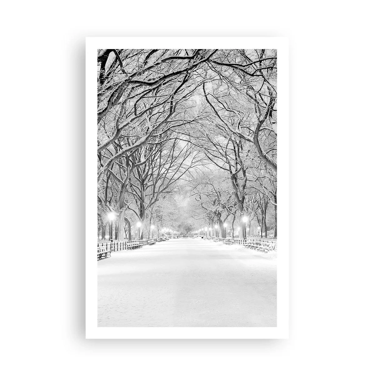 Affisch - De fyra årstiderna - vinter - 61x91 cm