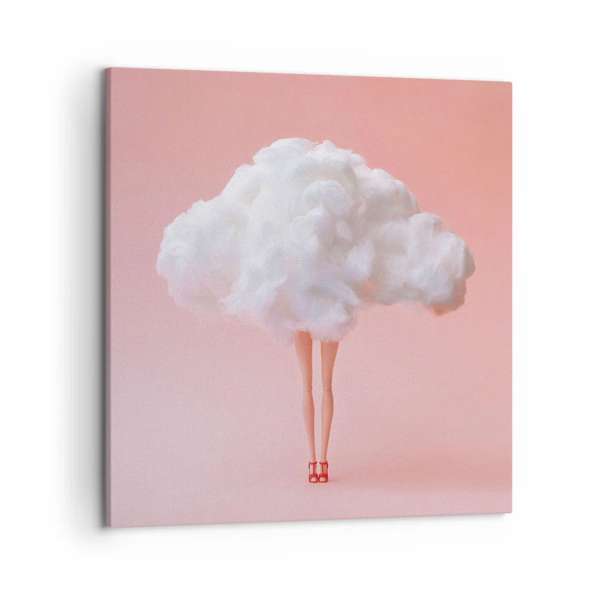 Canvastavla - Bild på duk - Söt utfästelse - 50x50 cm