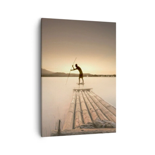 Canvastavla - Bild på duk - Före avkoppling - 50x70 cm