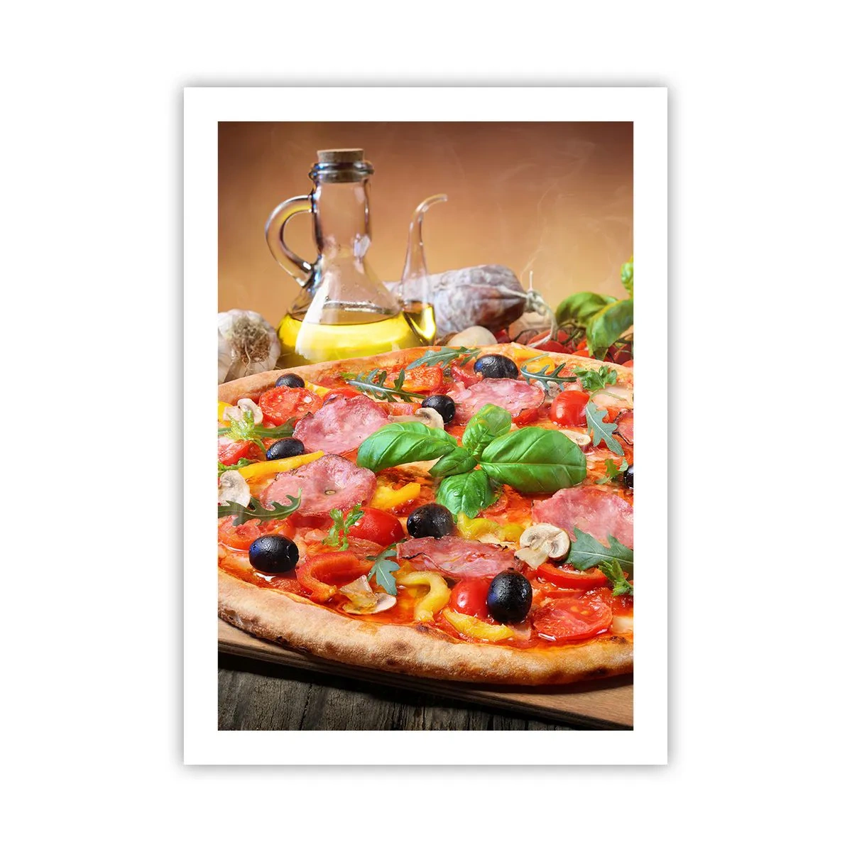Affisch - Med riktig italiensk smak - 50x70 cm