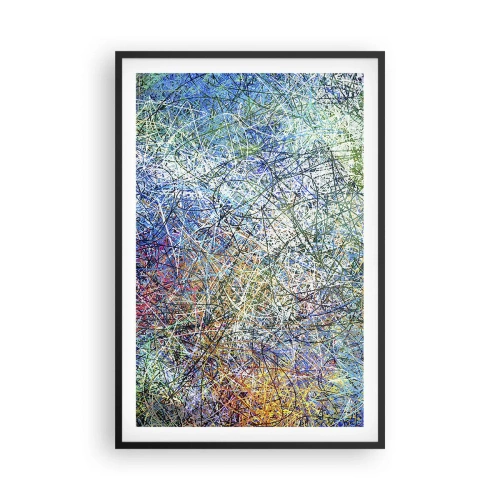 Affisch i svart ram - Det är inte så enkelt - 61x91 cm