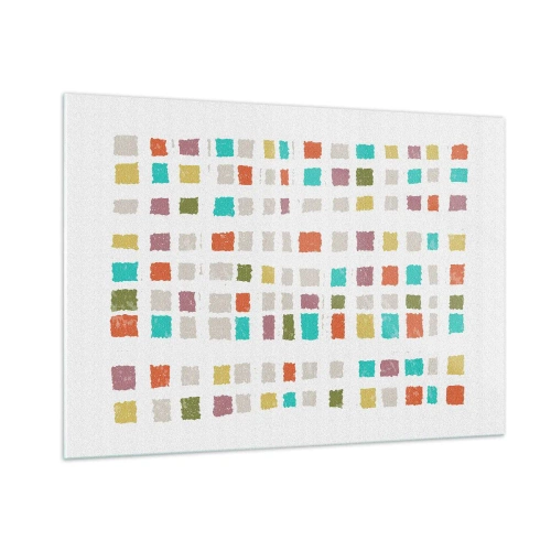Glastavla - Bild på glas - Ett okänt spel - 100x70 cm