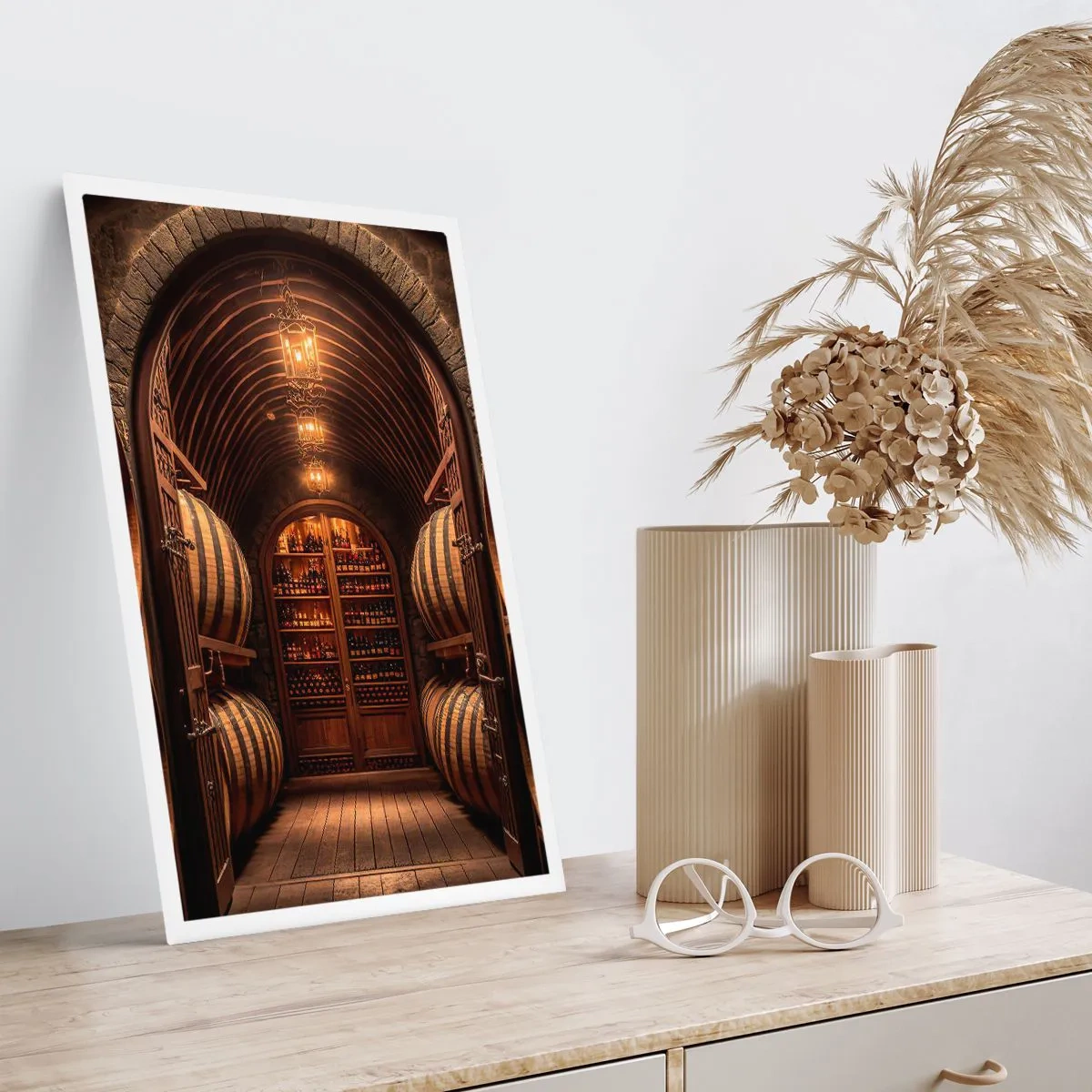 Affisch - Stämningsfull källare - 70x100 cm