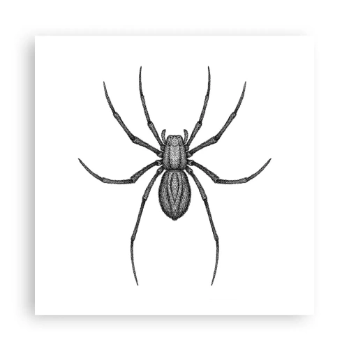 Affisch - Oroväckande precision - 60x60 cm