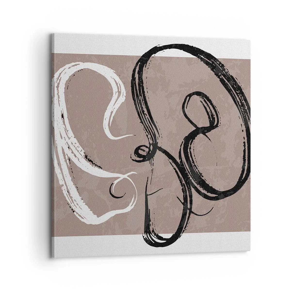 Canvastavla - Bild på duk - Komposition - sökande efter fullständighet - 60x60 cm