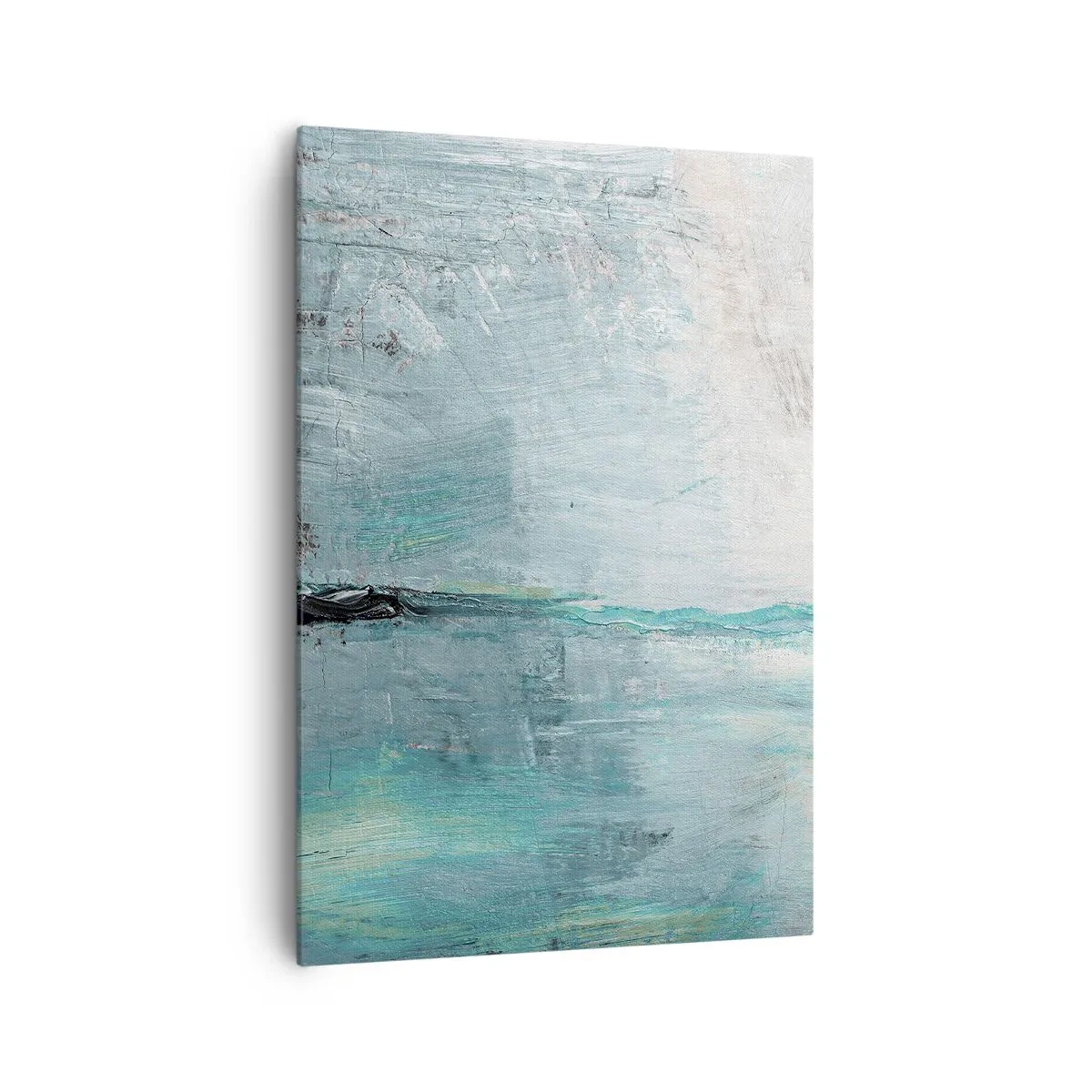 Canvastavla - Bild på duk - Horisontellt i blått - 70x100 cm
