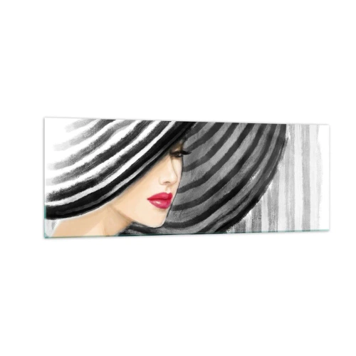 Glastavla - Bild på glas - Var hittar jag dig? - 140x50 cm