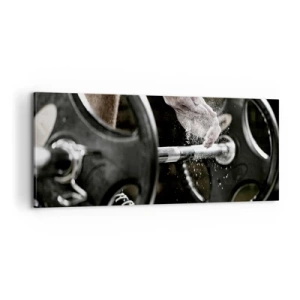 Canvastavla - Bild på duk - Utmaningen accepterad! - 100x40 cm