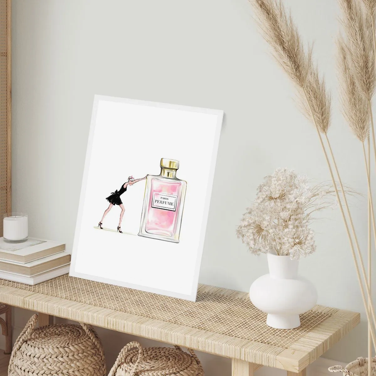 Affisch i vit ram - Kvinnlighetens kärna - 30x40 cm