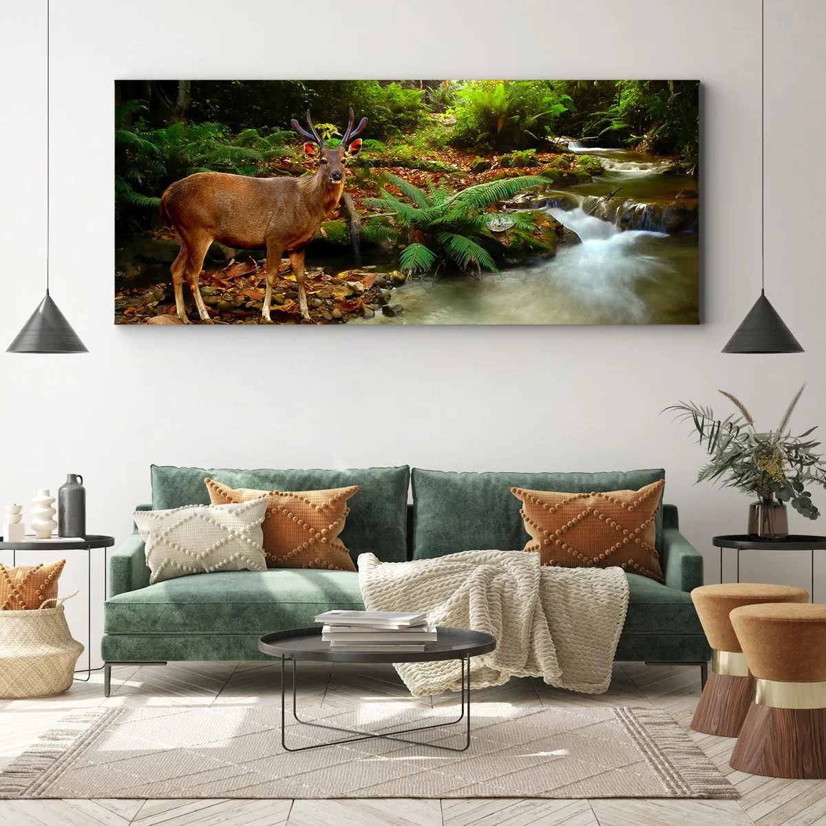 Canvastavla - Bild på duk - Välkommen till min värld - 100x40 cm