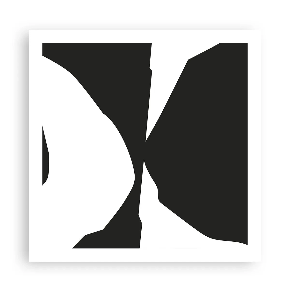 Affisch - Positiv-negativ - 60x60 cm