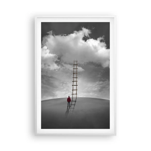 Affisch i vit ram - Allt är möjligt - 61x91 cm