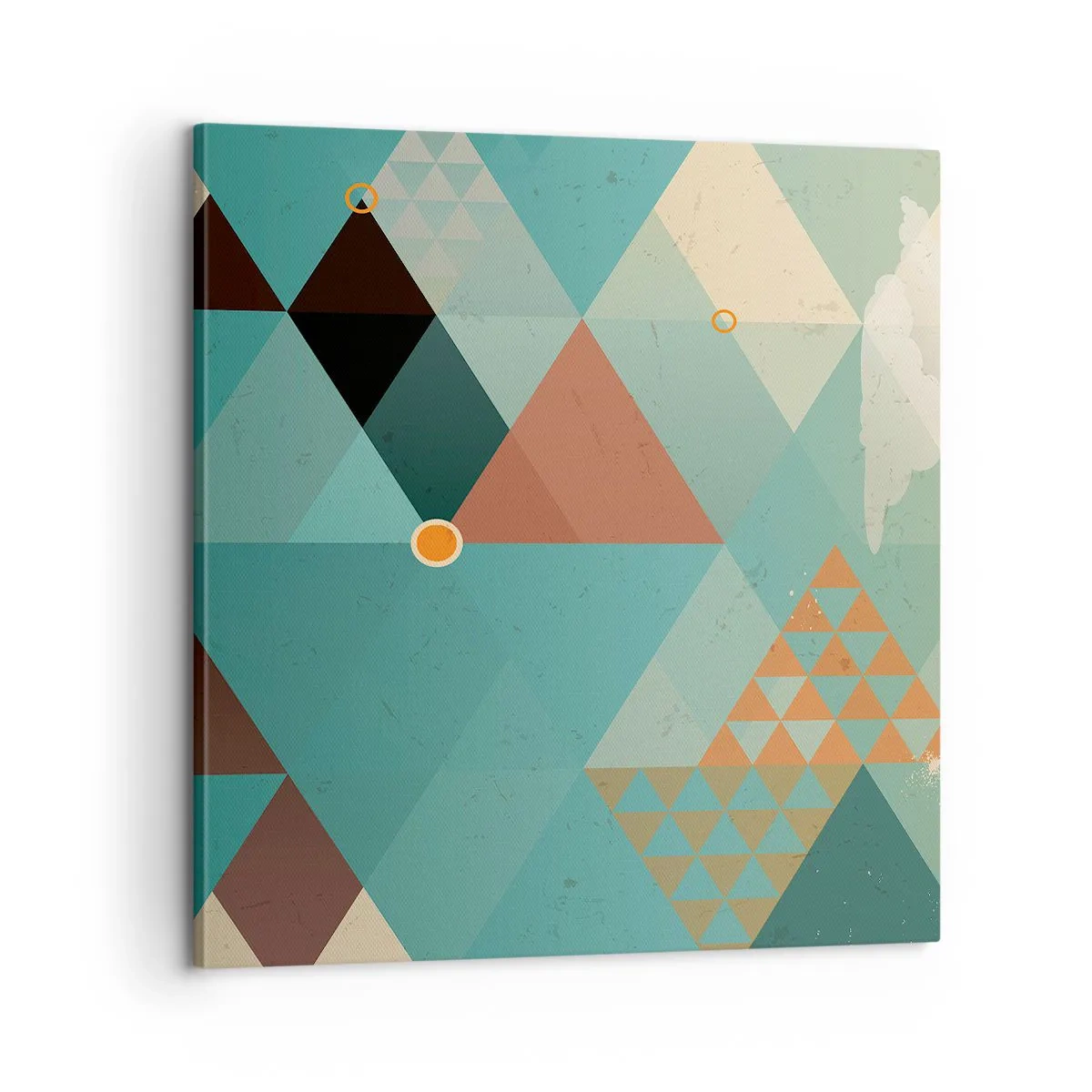 Canvastavla - Bild på duk - Mångfaldens enighet, enighetens mångfald - 60x60 cm