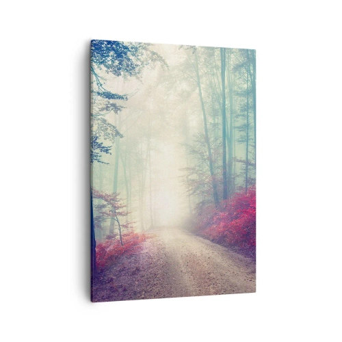 Canvastavla - Bild på duk - Det är bra att gå upp tidigt - 50x70 cm