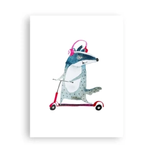 Affisch - Grävlingens glädje - 30x40 cm