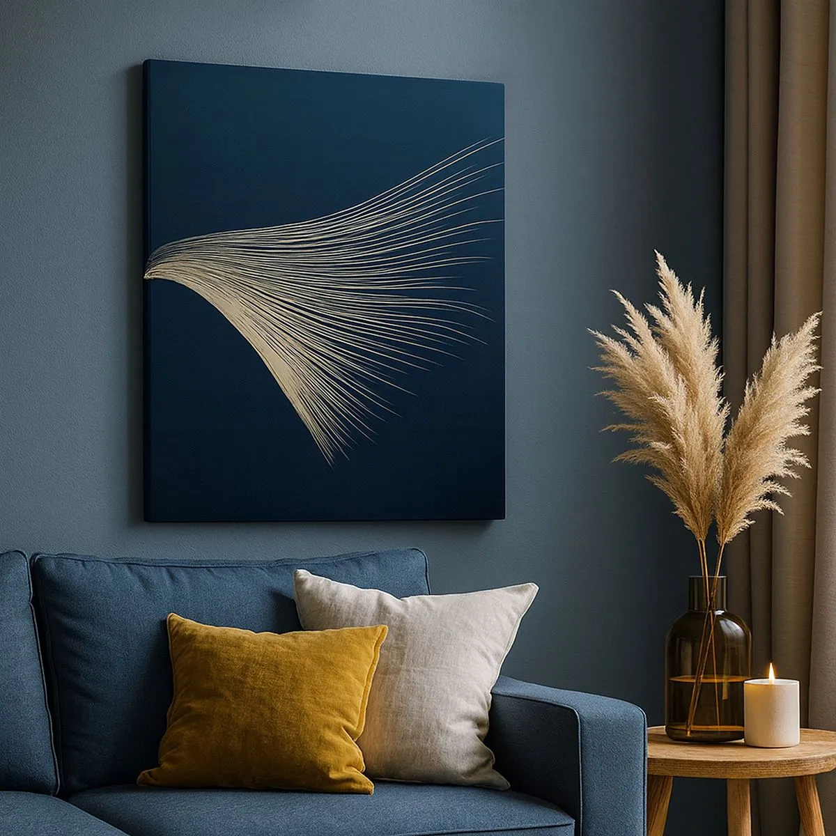 Canvastavla - Bild på duk - Som en ängels hårstrå - 30x30 cm