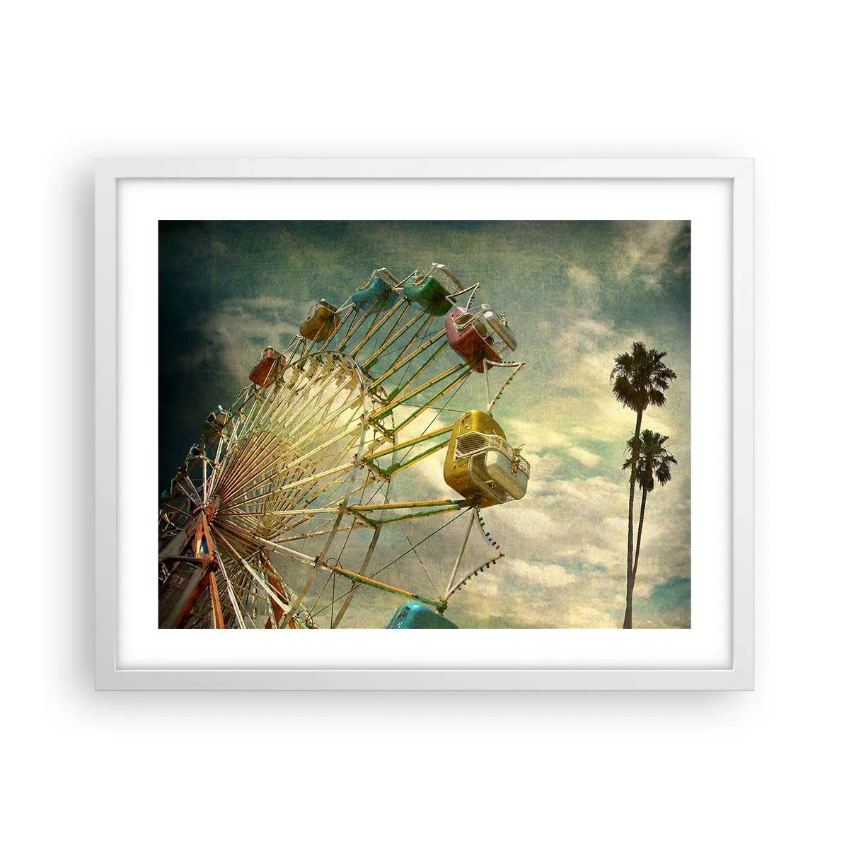 Affisch i vit ram - Kommer att bli, kommer att bli kul.... - 50x40 cm