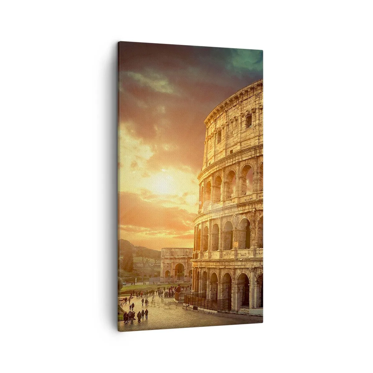 Canvastavla - Bild på duk - Kolossalt intryck - 45x80 cm