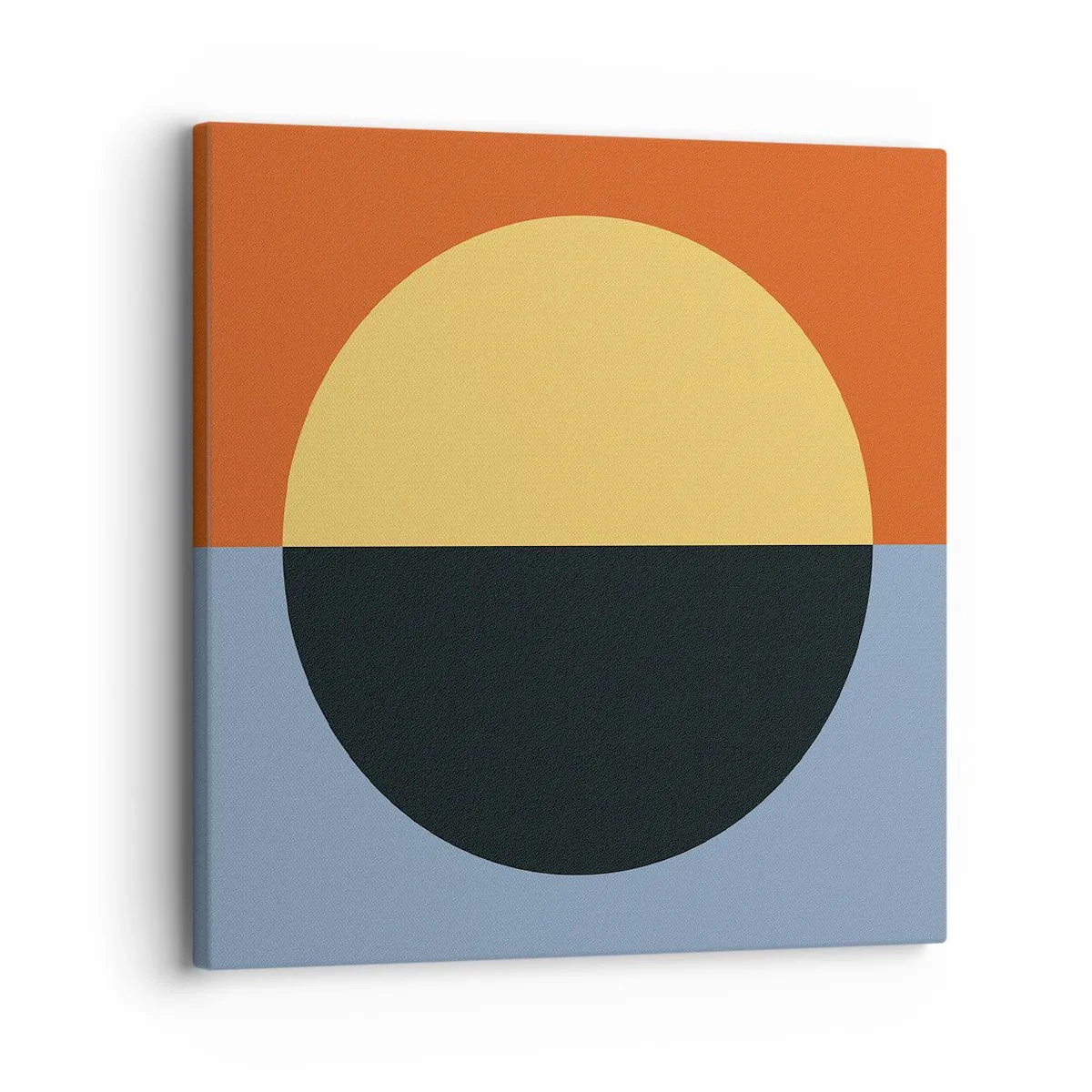 Canvastavla - Bild på duk - Komposition av värme och kyla - 30x30 cm