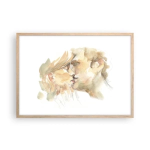 Affisch i ram av ljusek - Upphittad hälft? - 70x50 cm