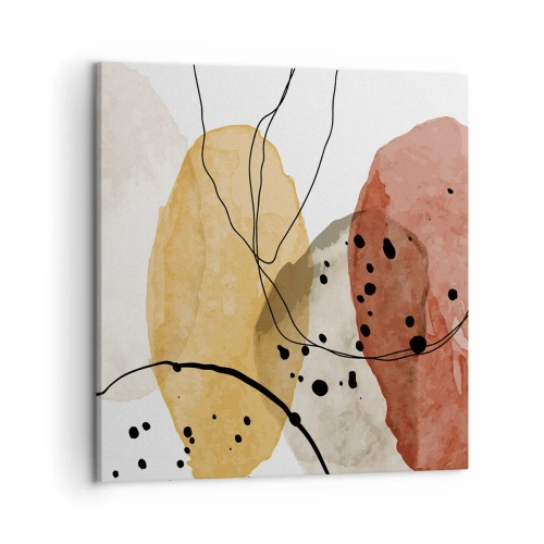 Canvastavla - Bild på duk - Lätta och transparenta som luften - 50x50 cm