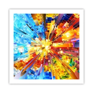 Affisch - In medias res - 60x60 cm