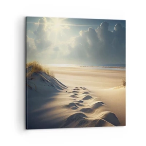 Canvastavla - Bild på duk - Lugnande landskap - 50x50 cm