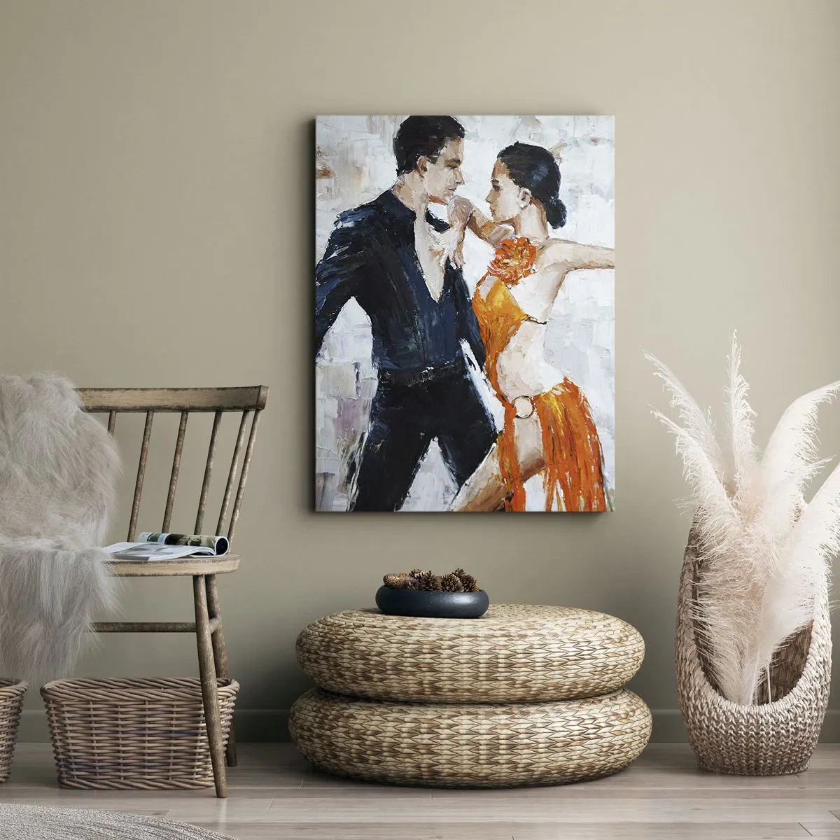 Canvastavla - Bild på duk - Dirty dancing - 50x70 cm