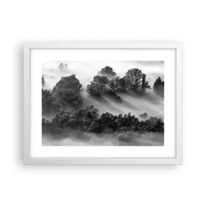 Affisch i vit ram - Stiger ur sömnen - 40x30 cm