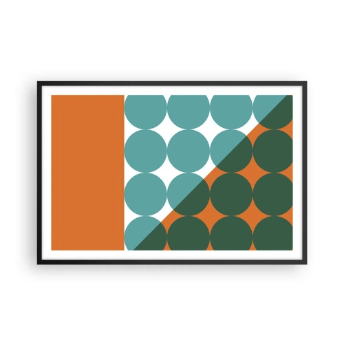 Affisch i svart ram - Uppåt och på diagonalen - 91x61 cm