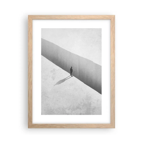 Affisch i ram av ljusek - Tydligt mål - 30x40 cm