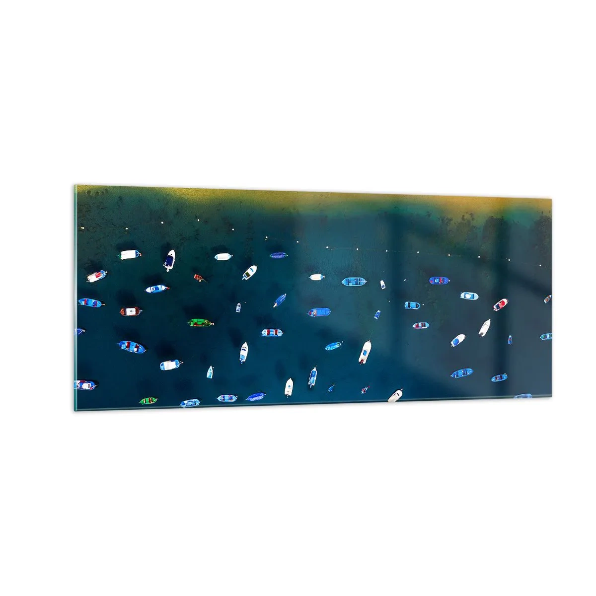 Glastavla - Bild på glas - Ett semesterspel - 100x40 cm