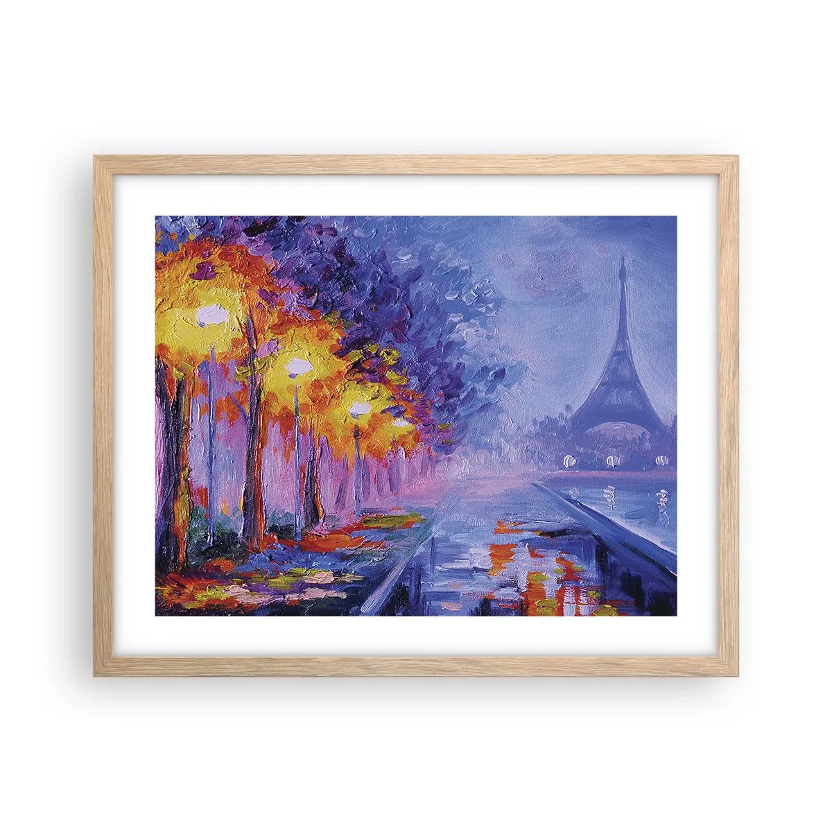 Affisch i ram av ljusek - Drömpromenad - 50x40 cm