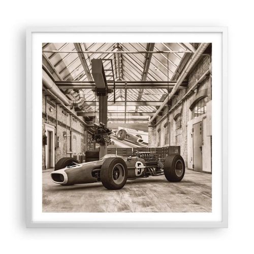 Affisch i vit ram - Segrarens vila - 60x60 cm