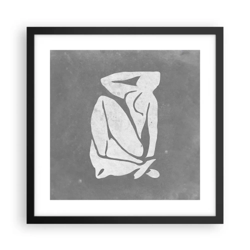 Affisch i svart ram - I drömmarnas värld - 40x40 cm