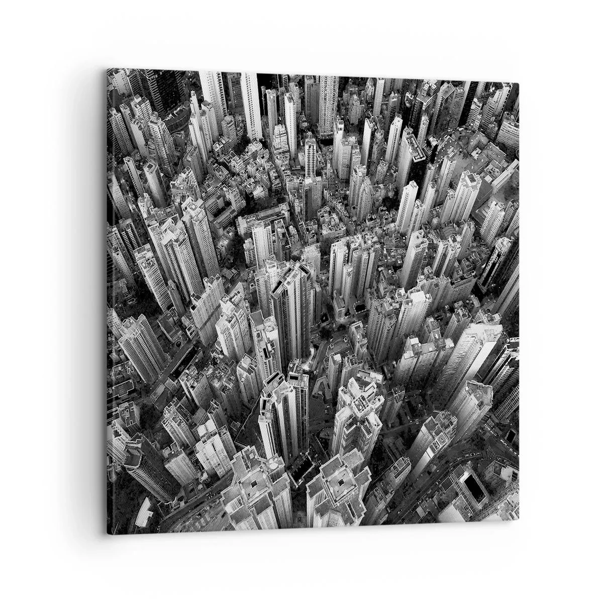 Canvastavla - Bild på duk - Hela tiden högre och högre - 60x60 cm