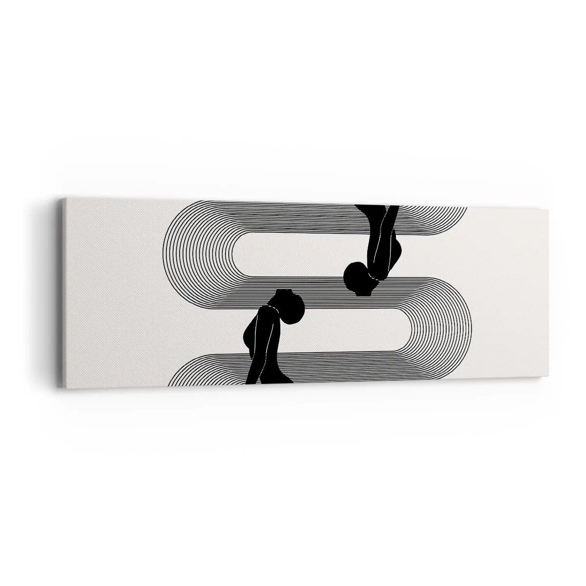 Canvastavla - Bild på duk - Sensuell symmetri - 90x30 cm