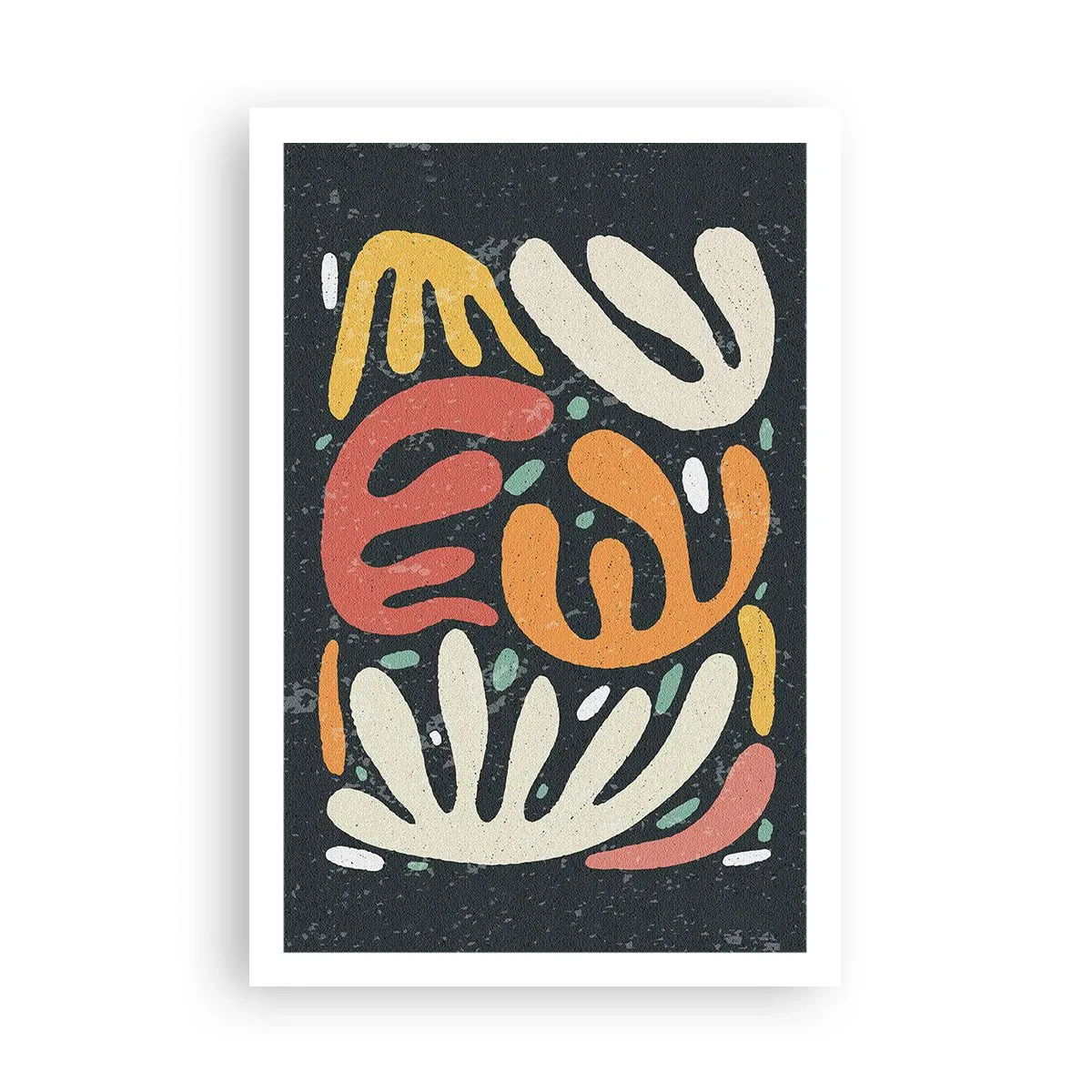 Affisch - Komposition - Jag tar snart tag i dig  - 61x91 cm