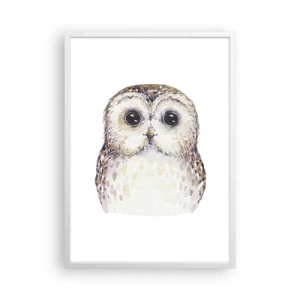 Affisch i vit ram - Titta i mina ögon - 50x70 cm