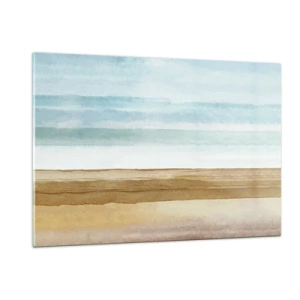 Glastavla - Bild på glas - Svalkande - 120x80 cm