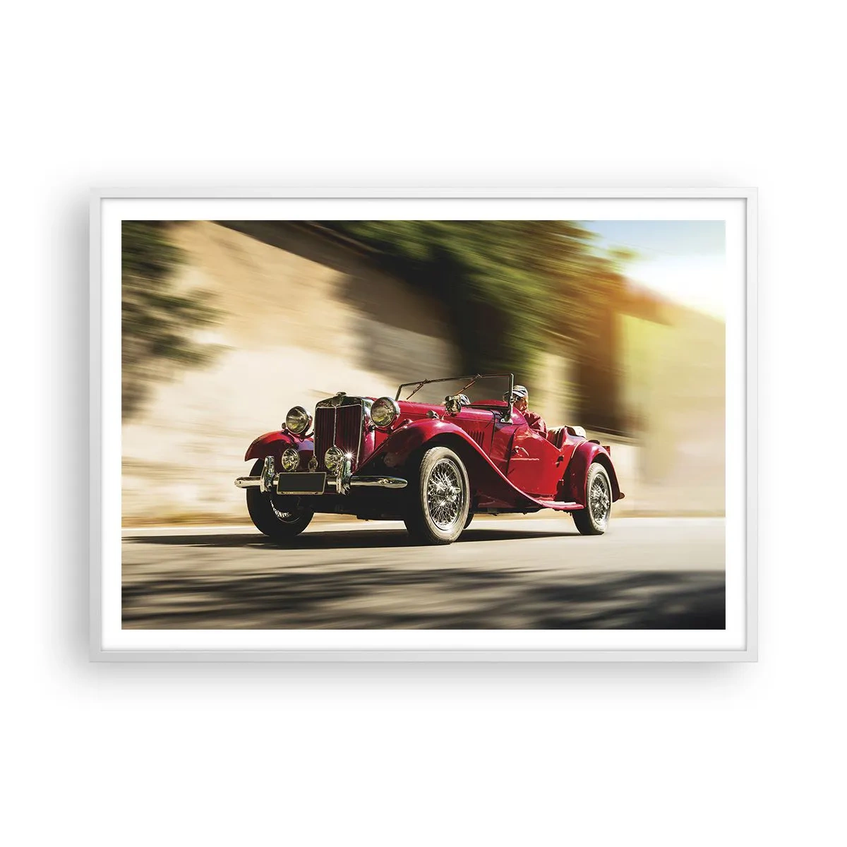 Affisch i vit ram - Vackrare än Nike från Samothrakis - 100x70 cm