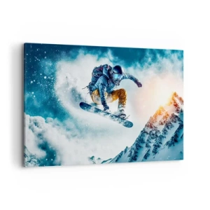 Canvastavla - Bild på duk - Extrema känslor - 100x70 cm