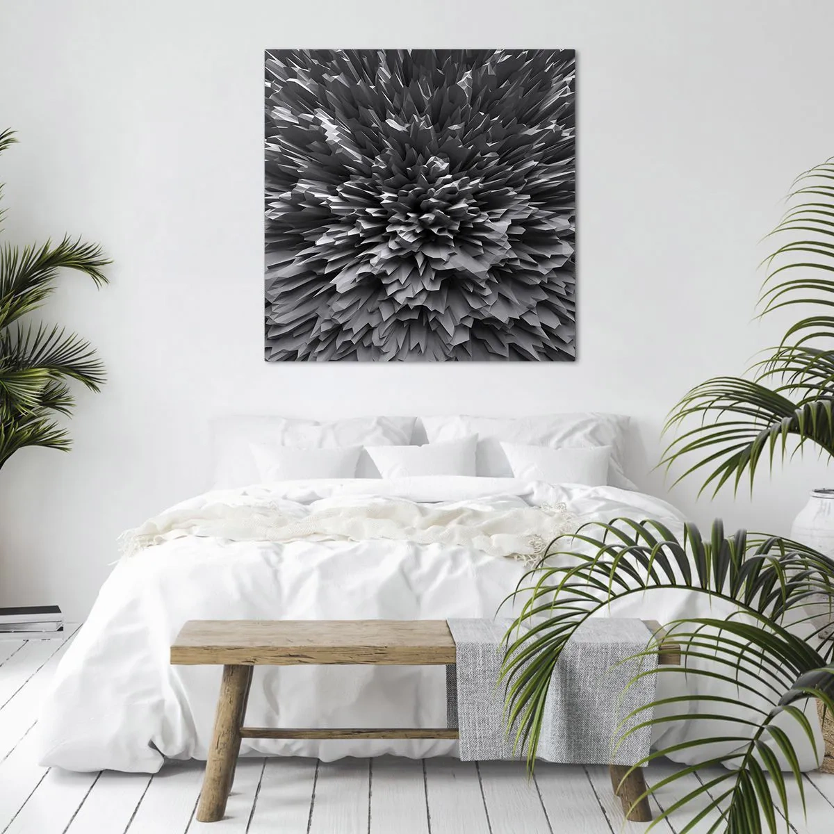 Canvastavla - Bild på duk - Det kan inte bli vassare än så här - 40x40 cm