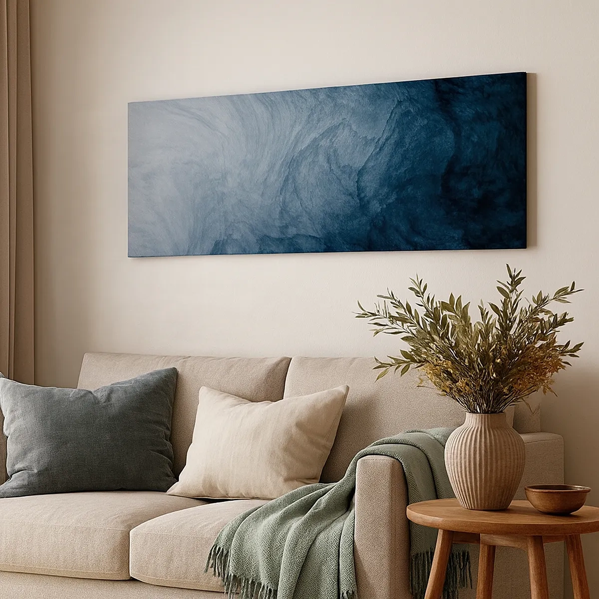 Canvastavla - Bild på duk - Nå djupt in - 30x30 cm